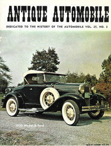 ANTIQUE AUTOMOBILE 1961 MAY - '30 MODEL A, QUAIL CAP, 18 YEARS OFF MODEL T'S*